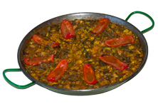 Arroz de magro con verduras