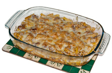 Macarrones boloñesa gratinados